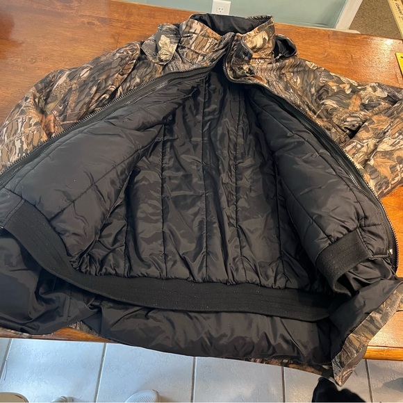 Wolf Mountain Hunting Gear Camo 2 layer coat size large tall 2 in 1 hooded - Picture 7 of 15
